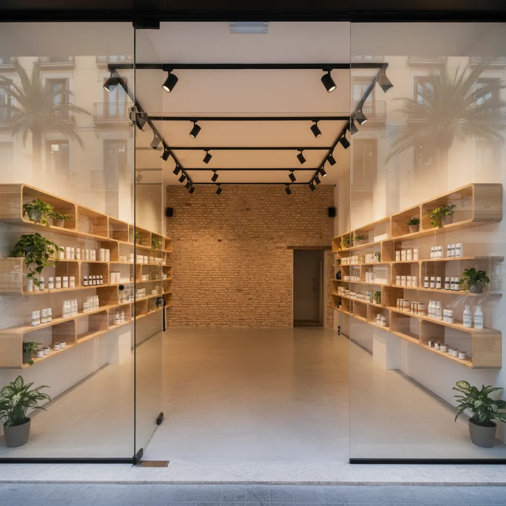 Local comercial reformado en el Born de Barcelona